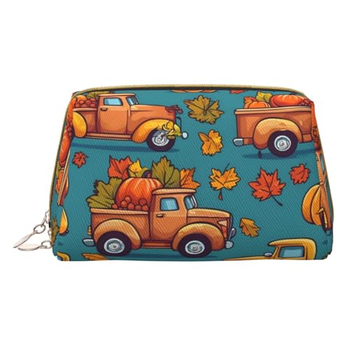 HGFVY Autumn Track Kulturbeutel, reisefreundlicher Make-up-Organizer für Make-up-Pinsel, Lippenstifte, Weiss/opulenter Garten, Einheitsgröße von HGFVY