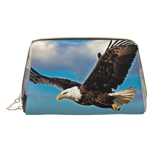 HGFVY Flying Eagle Kulturbeutel, Reisefreundlicher Make-up-Organizer für Make-up-Pinsel, Lippenstifte, Weiss/opulenter Garten, Einheitsgröße von HGFVY