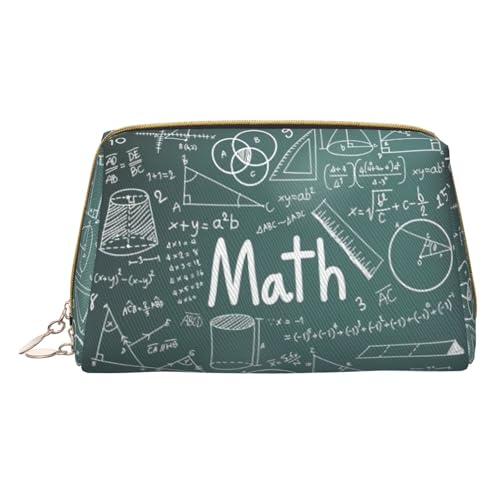 HGFVY Formulas Kulturbeutel mit Formen-Theorie, Mathematikunterricht, Reisefreundlicher Make-up-Organizer für Make-up-Pinsel, Lippenstifte, Weiss/opulenter Garten, Einheitsgröße von HGFVY