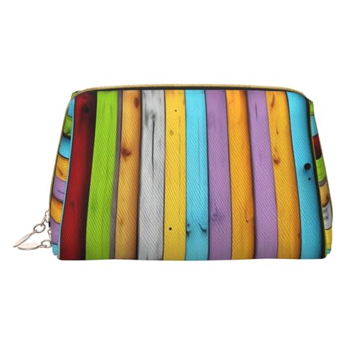 HGFVY Kosmetiktasche aus Eichenholz, Reisefreundlicher Make-up-Organizer für Make-up-Pinsel, Lippenstifte, Weiss/opulenter Garten, Einheitsgröße von HGFVY