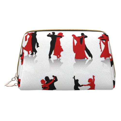 HGFVY Kosmetiktasche für Ballsaal, Tanz, reisefreundlich, Make-up-Organizer für Make-up-Pinsel, Lippenstifte, Weiss/opulenter Garten, Einheitsgröße von HGFVY