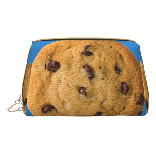 HGFVY Kosmetiktasche mit Schokoladenkeksen, reisefreundlicher Make-up-Organizer für Make-up-Pinsel, Lippenstifte, Weiss/opulenter Garten, Einheitsgröße von HGFVY