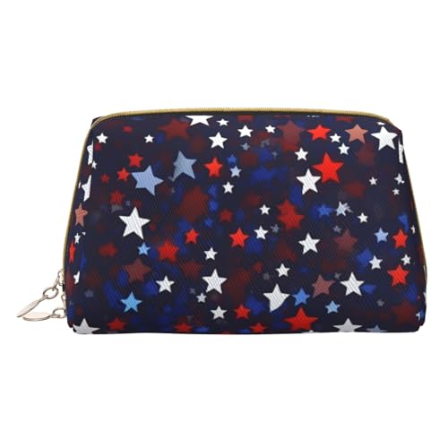 HGFVY Kulturbeutel, Reisefreundlicher Make-up-Organizer für Make-up-Pinsel, Lippenstifte, Rot / Blau, Weiss/opulenter Garten, Einheitsgröße von HGFVY