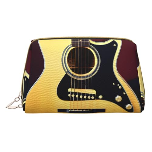 HGFVY Kulturbeutel für Notengitarre, Reisefreundlicher Make-up-Organizer für Make-up-Pinsel, Lippenstifte, Weiss/opulenter Garten, Einheitsgröße von HGFVY