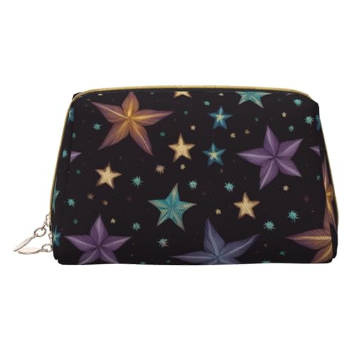 HGFVY Kulturbeutel mit Blumen-Kolibris, reisefreundlicher Make-up-Organizer für Make-up-Pinsel, Lippenstifte, Weiss/opulenter Garten, Einheitsgröße von HGFVY