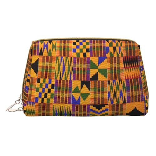 HGFVY Kulturbeutel mit afrikanischem Ethno-Muster, reisefreundlicher Make-up-Organizer für Make-up-Pinsel, Lippenstifte, Weiss/opulenter Garten, Einheitsgröße von HGFVY