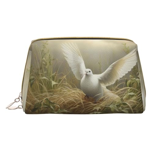 HGFVY Kulturbeutel von Grass And Dove, Reisefreundlicher Make-up-Organizer für Make-up-Pinsel, Lippenstifte, Weiss/opulenter Garten, Einheitsgröße von HGFVY