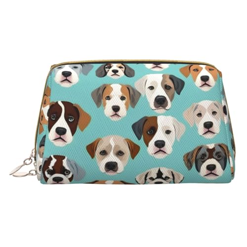 HGFVY Lustige Kosmetiktasche mit englischer Bulldogge, reisefreundlicher Make-up-Organizer für Make-up-Pinsel, Lippenstifte, Weiss/opulenter Garten, Einheitsgröße von HGFVY