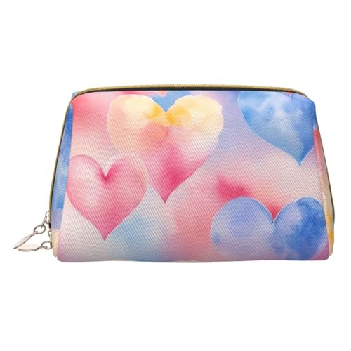 HGFVY Rainbow Kulturbeutel, Reisefreundlicher Make-up-Organizer für Make-up-Pinsel, Lippenstifte, Weiss/opulenter Garten, Einheitsgröße von HGFVY