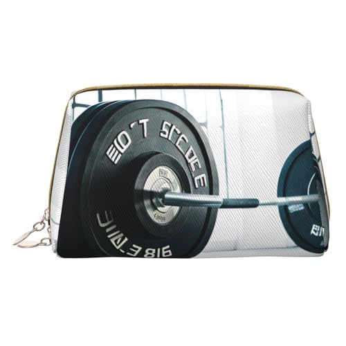 HGFVY Sport-Kulturbeutel für Gewichtheben, Reisefreundlicher Make-up-Organizer für Make-up-Pinsel, Lippenstifte, Weiss/opulenter Garten, Einheitsgröße von HGFVY