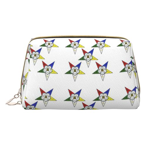 HGFVY Sterne-Kulturbeutel, Reisefreundlicher Make-up-Organizer für Make-up-Pinsel, Lippenstifte, Weiss/opulenter Garten, Einheitsgröße von HGFVY