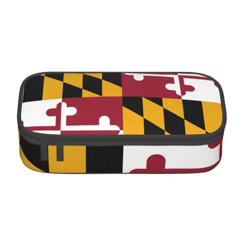 HGKHadc Maryland State Flag Print Stylish Large Storage Functionality Pencil Case School Travel Teens Daily Use, Schwarz , Einheitsgröße HGKHadc Maryland State Flag Print Stylish Large Storage Functionality Pencil Case School Travel Teens Daily Use, Schwarz , Einheitsgröße von HGKHadc