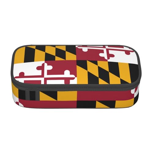 HGKHadc Maryland State Flag Print Stylish Large Storage Functionality Pencil Case School Travel Teens Daily Use, Schwarz , Einheitsgröße HGKHadc Maryland State Flag Print Stylish Large Storage Functionality Pencil Case School Travel Teens Daily Use, Schwarz , Einheitsgröße von HGKHadc