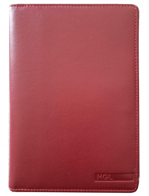 HGL - HGL Brieftasche mit RFID echt Leder rot Rot von HGL
