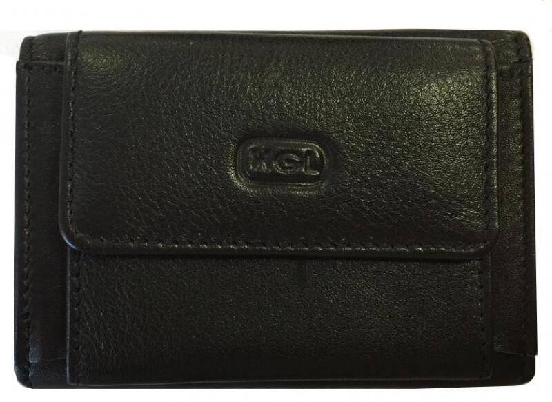 HGL - HGL Jugendbörse echt Leder schwarz Schwarz von HGL