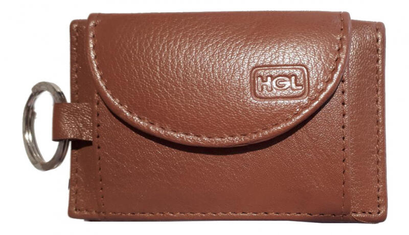 HGL - HGL Jugendbörse mit Ring echt Rindleder natur Beige von HGL
