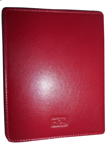 HGL - HGL Kartenetui mit RFID-Schutz rot echt Leder Rot von HGL