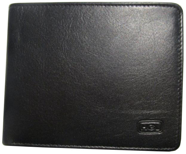 HGL - HGL Kartenetui quer echt Leder schwarz Schwarz von HGL