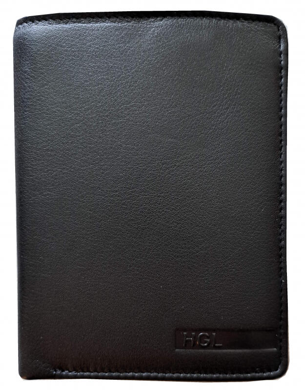 HGL - HGL Kombibörse mit RFID echt Leder schwarz Schwarz von HGL