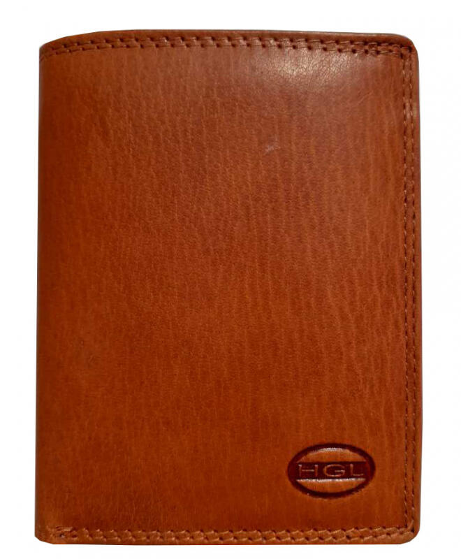 HGL - HGL Kombibörse mit RFID echt Rindleder natur Braun von HGL