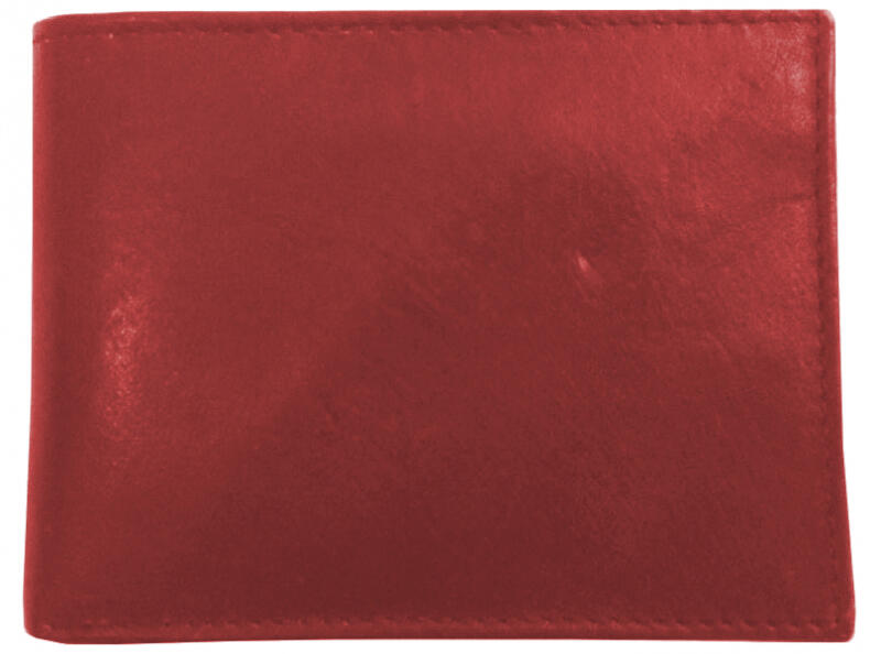 HGL - HGL Minibörse 2 Kartenfächer echt Rindleder rot Rot von HGL