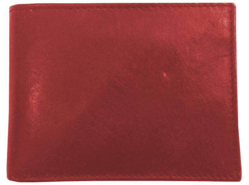 HGL - HGL Minibörse 2 Kartenfächer echt Rindleder rot Rot von HGL