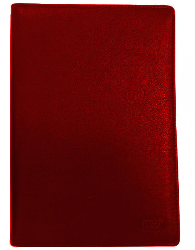 HGL - HGL Reisepasshülle echt Rindleder rot Rot von HGL