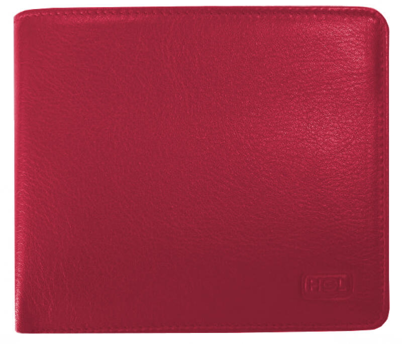 HGL - HGL Scheintasche mit RFID-Schutz echt Leder rot Rot von HGL