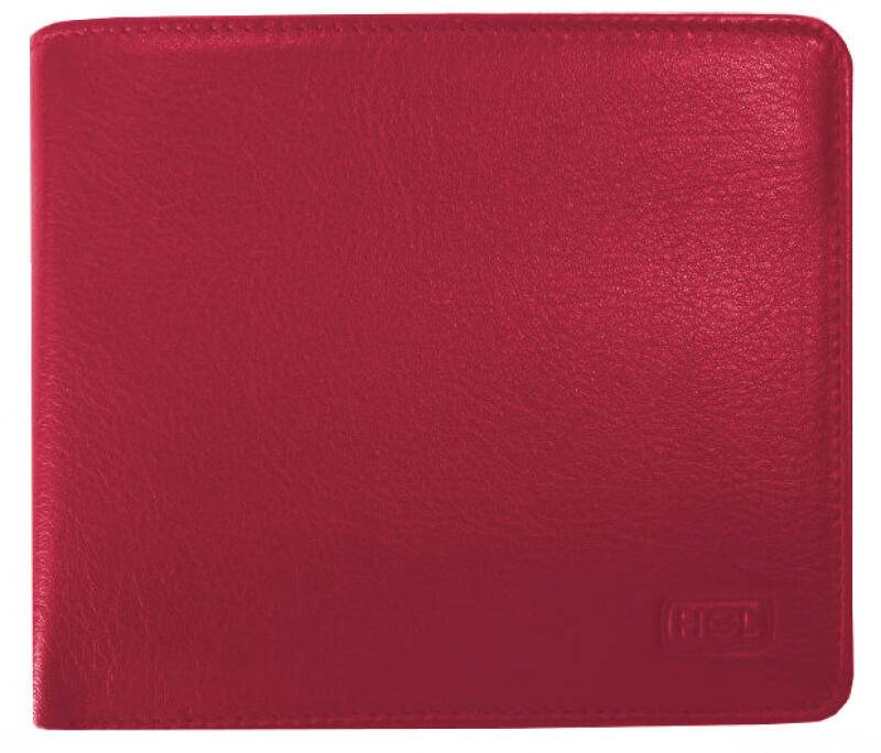 HGL - HGL Scheintasche mit RFID-Schutz echt Leder rot Rot von HGL
