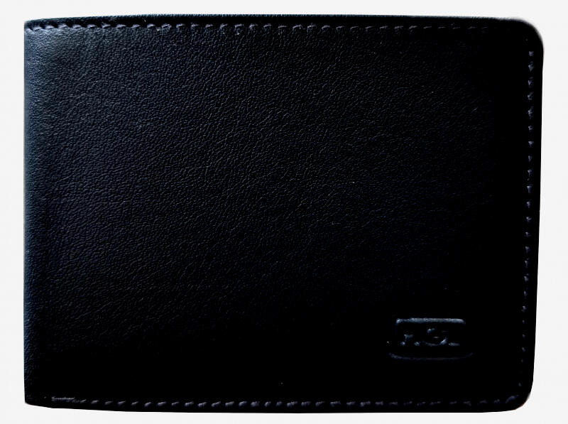 HGL - HGL Scheintasche mit RFID echt Leder schwarz Schwarz von HGL