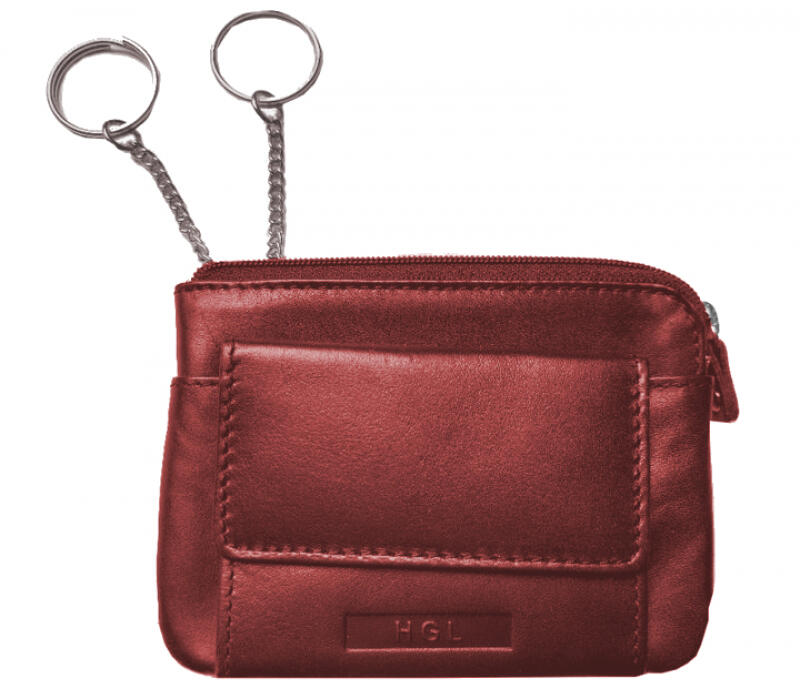 HGL - HGL Schlüsseletui echt Leder rot Rot von HGL