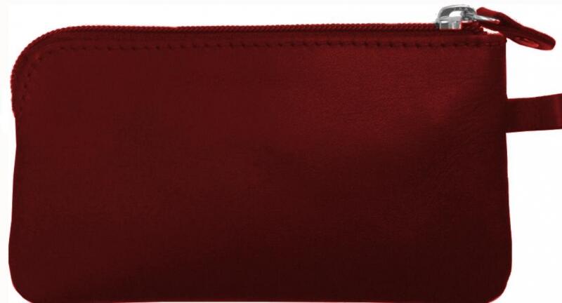 HGL - HGL Schlüsseletui mit RV mittel echt Leder rot Rot von HGL