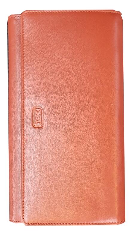 HGL - HGL Überschlagbörse mit RFID-Schutz echt Leder chilli Rot von HGL