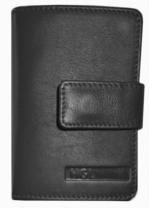 HGL - Kreditkartenetuis Mit Rfid Schwarz Schwarz von HGL