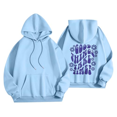 HGWOPGASD Ästhetische Preppy-Hoodies Preppy-Grafik-Hoodies Für Damen Pinkfarbener Kapuzenpullover Y2K-Hoodie Für Frauen Preppy-Grafik-Hoodies Für Damen Übergroße Sweatshirts Und Kapuzenpullover Für von HGWOPGASD