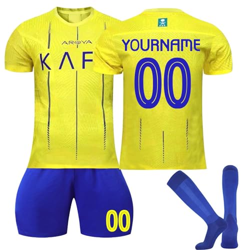 HGWOPGASD Fußballtrikot Personalisiertes Fußballtrikot Personalisiertes Trikot Fußballtrikot Fußball Trikot Kinder Fussball Fussball Trikot Kinder Set Fußballtrikot Trikot Name Trikot Mit Eigenem von HGWOPGASD