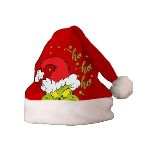 HGWOPGASD Lange Weihnachtsmütze Gestrickte Weihnachtsmütze Nikolausmütze Weihnachtsmütze Erwachsene Mini Weihnachtsmützen Lustige Mütze Weihnachtsmützen Erwachsene Nikolausmütze Nikolausmütze Klein von HGWOPGASD