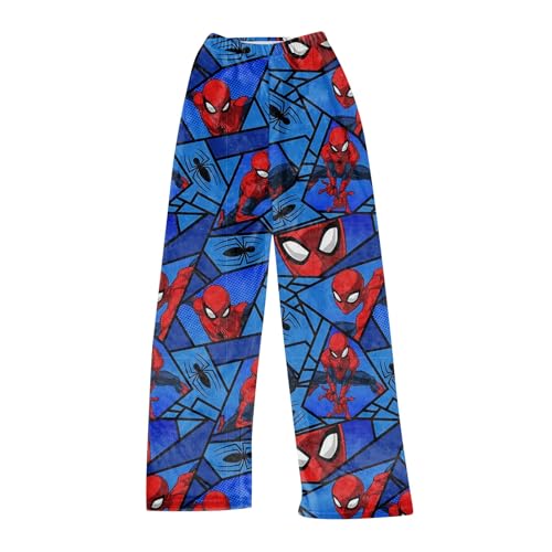 HGWOPGASD Pyjamahose für Damen Flauschiger Pyjama für Mädchen, süßer AnimePyjama, Loungehose Pyjamahose 00-Königsblau M von HGWOPGASD