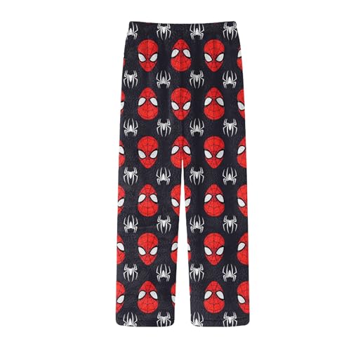 HGWOPGASD Pyjamahose für Damen, flauschiger Pyjama für Mädchen, süßer Anime-Pyjama, Pyjama, Lounge-Hose für Damen, Pyjamahose in Übergröße, Flanell-Pyjama für Damen, Nachtwäschehose 01-Dark Gray M von HGWOPGASD
