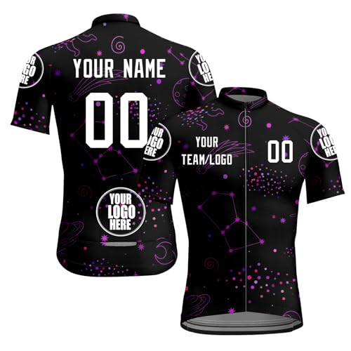 Herren Trikot Personalisierte Team Name Ihr Name Logo Fahrrad Kleidung Maillot Personalisierte Radfahren Männer Frauen A01 von HGWOPGASD