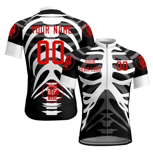 Männer Frauen Jersey Personalisierte Team Name Ihr Name Logo Fahrrad Kleidung Maillot Personalisierte Radfahren Shirt A26 von HGWOPGASD