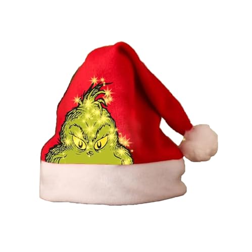Weihnachtsmannmütze Mini Partyhüte Grinch Mütze Weihnachtsmützen Erwachsene Weihnachtsmütze Lustige Mütze Gestrickte Weihnachtsmütze Weihnachtsmützen Christmas Hat Mini Nikolausmütze Nikolausmütze von HGWOPGASD