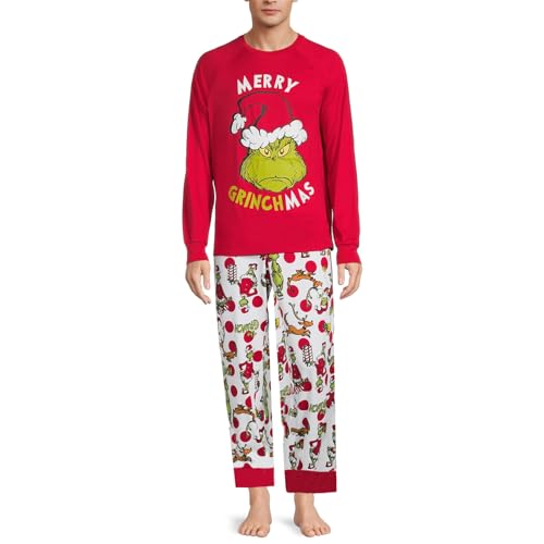 Weihnachtspullover Set Weihnachten Pyjama Familie Set Mit Baby Couple Pyjama Set Weihnachts Pyjama Für Mädchen Jumpsuit Herren Weihnachten Weihnachts Schlafanzug Herren Grinch Pajamas Schlafanzug von HGWOPGASD