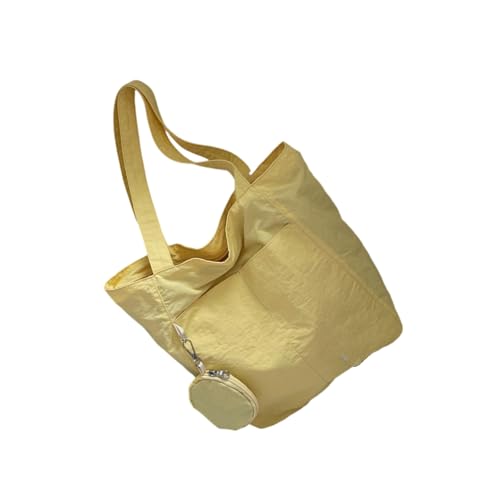 Frauen Mit Soliden Farben Handtasche Nylon Umhängetasche Große Kapazität Unterarm Geldbeutel Slouchy Tasche Für Reisen Und Sportgeräumung von HGZHNAT
