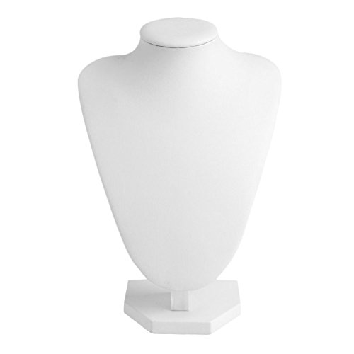 HGZHNAT Halskette Kette Schmuck Büste Display Stand Schaufensterpuppen Halskette Büste Schmuck Büste Ständer Mit Kunstleder Für Frauen von HGZHNAT