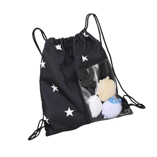 HGZHNAT ITABAG PIN Display Rucksäcke Mit Einfügen Schöner Ästhetik Für Anime Cosplay School ITabag Daypack Transparent Daypack Reisetaschen von HGZHNAT