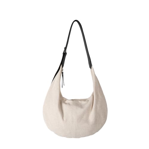 HGZHNAT Koreanisch Inspirierte Umhängetasche Mit Geräumigem Innenraum Und Verstellbares Crossbody Gurt Lässig Achselgrundstück Für Frauen Leichte Crossbody Tasche Für Frauen von HGZHNAT