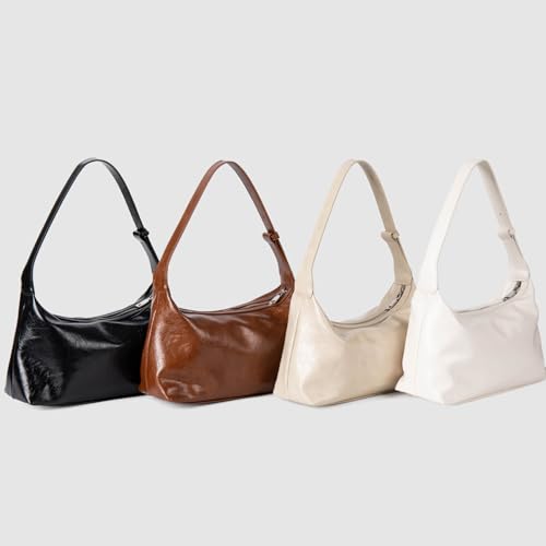 HGZHNAT Mode Gewachbare PU Leder Freizeit Handtasche Mit Verstellbarem Riemen Praktische Frauen Umhängetasche Für Den Täglichen Gebrauch Multi Way Carry Trendy Geldbörse von HGZHNAT