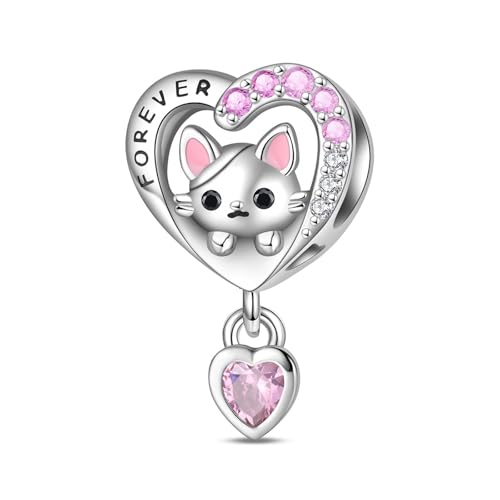 HGZHNAT Silberherzherzgeformte Winzige Tierheizkollektion 2 Cm Leichter Charme Für Halskette Armband Dekoration Netter Tierrucksack Charme HGZHNAT Silberherzherzgeformte Winzige Tierheizkollektion 2 Cm Leichter Charme Für Halskette Armband Dekoration Netter Tierrucksack Charme von HGZHNAT