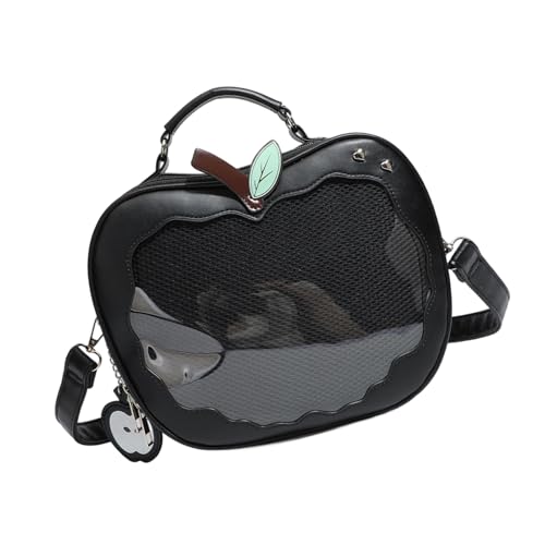 Preppy Styles Crossbody Tasche Für Stecknadel Display Fruchtform Itabag PU Leder Umhängetasche Süßer Rucksackmessener Bag Äpfel Form Itabag Sweet Rucksack Crossbody Tasche Preppy Styles Umhängetasche von HGZHNAT